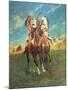 Fight to the Finish-Charles Schreyvogel-Mounted Giclee Print