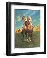 Fight to the Finish-Charles Schreyvogel-Framed Giclee Print