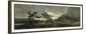 Fight with Cudgels-Francisco de Goya-Framed Giclee Print