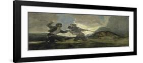 Fight with Cudgels-Francisco de Goya-Framed Giclee Print