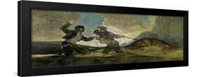 Fight with Cudgels-Francisco de Goya-Framed Giclee Print