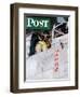 "Fighter Pilot," Saturday Evening Post Cover, May 22, 1943-Mead Schaeffer-Framed Giclee Print