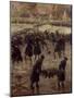 Fighting Along the Yser, October 1914-Nicholas Pocock-Mounted Giclee Print