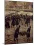 Fighting Along the Yser, October 1914-Nicholas Pocock-Mounted Giclee Print