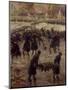 Fighting Along the Yser, October 1914-Nicholas Pocock-Mounted Giclee Print
