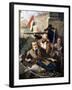 Fighting at Palazzo Litta-Baldassare Verazzi-Framed Giclee Print