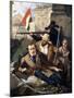 Fighting at Palazzo Litta-Baldassare Verazzi-Mounted Giclee Print