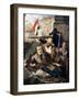 Fighting at Palazzo Litta-Baldassare Verazzi-Framed Giclee Print