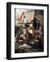 Fighting at Palazzo Litta-Baldassare Verazzi-Framed Giclee Print