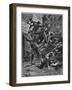 Fighting at the Barricades, the July Monarchy, France, 1848-null-Framed Giclee Print