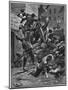 Fighting at the Barricades, the July Monarchy, France, 1848-null-Mounted Giclee Print