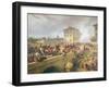 Fighting at the Bridge of Boffalora During the Battle of Magenta, 4th June 1859, C.1859-null-Framed Giclee Print