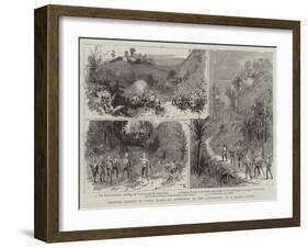Fighting Dacoits in Upper Burma, an Expedition to the Stronghold of a Dacoit Leader-null-Framed Giclee Print