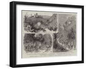 Fighting Dacoits in Upper Burma, an Expedition to the Stronghold of a Dacoit Leader-null-Framed Giclee Print