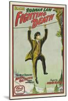 Fighting Death, Rodman Law, 1914-null-Mounted Art Print