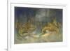 Fighting Dragons, 1979-Wayne Anderson-Framed Giclee Print