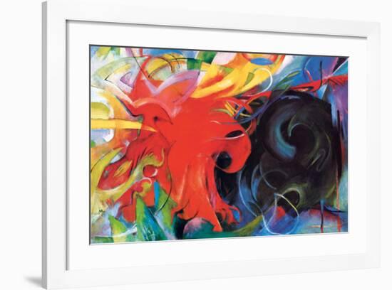 Fighting Forms-Franz Marc-Framed Premium Giclee Print