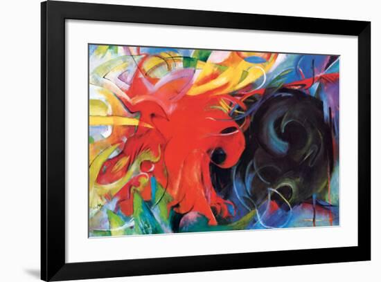 Fighting Forms-Franz Marc-Framed Premium Giclee Print