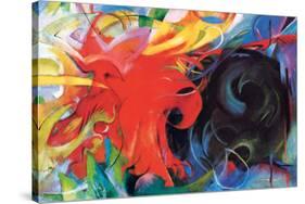 Fighting Forms-Franz Marc-Stretched Canvas