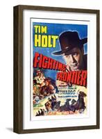 Fighting Frontier, Tim Holt, 1943-null-Framed Art Print