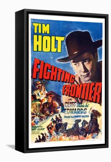 Fighting Frontier, Tim Holt, 1943-null-Framed Stretched Canvas