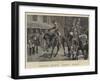 Fighting His Battles over Again, Describing the Charge to His Comrades-John Charlton-Framed Giclee Print