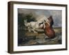 Fighting Horses, 1808 (Oil on Canvas)-James Ward-Framed Giclee Print