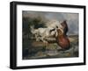 Fighting Horses, 1808 (Oil on Canvas)-James Ward-Framed Giclee Print