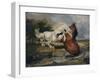 Fighting Horses, 1808 (Oil on Canvas)-James Ward-Framed Giclee Print