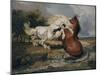 Fighting Horses, 1808 (Oil on Canvas)-James Ward-Mounted Giclee Print