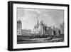 Fighting, Hotel de Ville-J Cleghorn-Framed Art Print