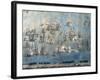 Fighting in Lagoon of Maracaibo Between Spanish and Colombian Fleets, June 24, 1823-null-Framed Giclee Print