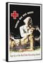 Fighting Men Need Nurses: Sign Up at the Red Cross Recruiting Station-J. Whitcomb-Framed Stretched Canvas