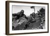 Fighting North of the Chongchon River During the U.S. Advance Above the 38th Parallel-null-Framed Photo