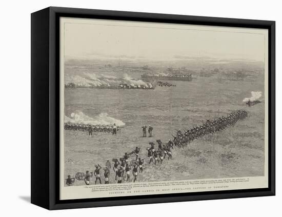 Fighting on the Gambia in West Africa, the Capture of Toniataba-null-Framed Stretched Canvas