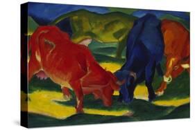 Fighting Oxen, 1911-Franz Marc-Stretched Canvas