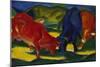 Fighting Oxen, 1911-Franz Marc-Mounted Premium Giclee Print