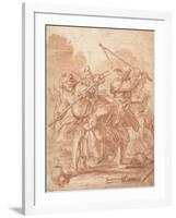 Fighting Peasants, 1600-62-Adriaen Pietersz van de Venne-Framed Giclee Print