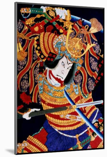 Fighting Samurai-null-Mounted Giclee Print