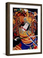 Fighting Samurai-null-Framed Giclee Print