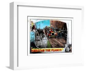 Fighting the Flames, 1925-null-Framed Art Print