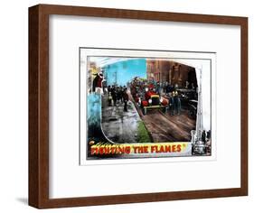 Fighting the Flames, 1925-null-Framed Art Print