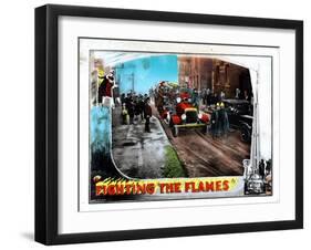 Fighting the Flames, 1925-null-Framed Art Print