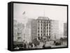 Fighting the Flames, Coney Island, N.Y.-null-Framed Stretched Canvas