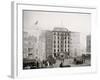 Fighting the Flames, Coney Island, N.Y.-null-Framed Photo