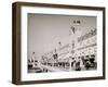 Fighting the Flames, Dreamland, Coney Island, N.Y.-null-Framed Photo