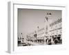 Fighting the Flames, Dreamland, Coney Island, N.Y.-null-Framed Photo