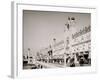 Fighting the Flames, Dreamland, Coney Island, N.Y.-null-Framed Photo