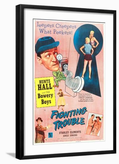 Fighting Trouble-null-Framed Art Print