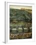 Fighting under Walls of Prague and Defeat and Flight of Hungarians and Bohemians Armies-null-Framed Giclee Print